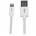 Star Tech 2 m (6 ft.) USB to Lightning Cable - Long iPhone / iPad / iPod Charger Cable - Lightning to USB Cable - Apple MFi Certified - White