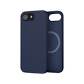 Coque silicone MagSafe iPhone 16e / 17e Bleu