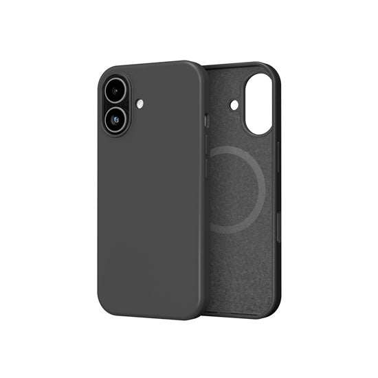 Coque silicone MagSafe iPhone 17 Noir