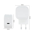 Chargeur 70W USB-C PD Blanc