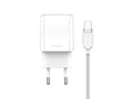 Techancy Carregador De Telemóvel De 20 W Branco TA2816, Carregamento Rápido Usb-C Pd Gan, Conjunto De Cabos Usb C Para Usb C 1m/60w